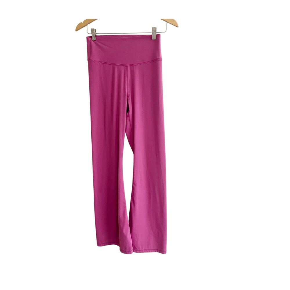 Victoria's Secret Leggings Women's Large PINK High Waist Bootcut Leg Activewear